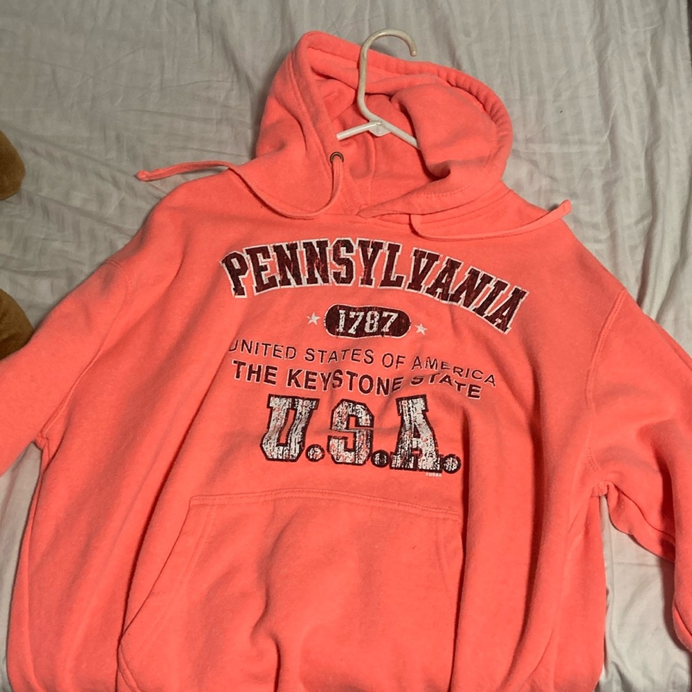 Pennsylvania USA Coral Hoodie